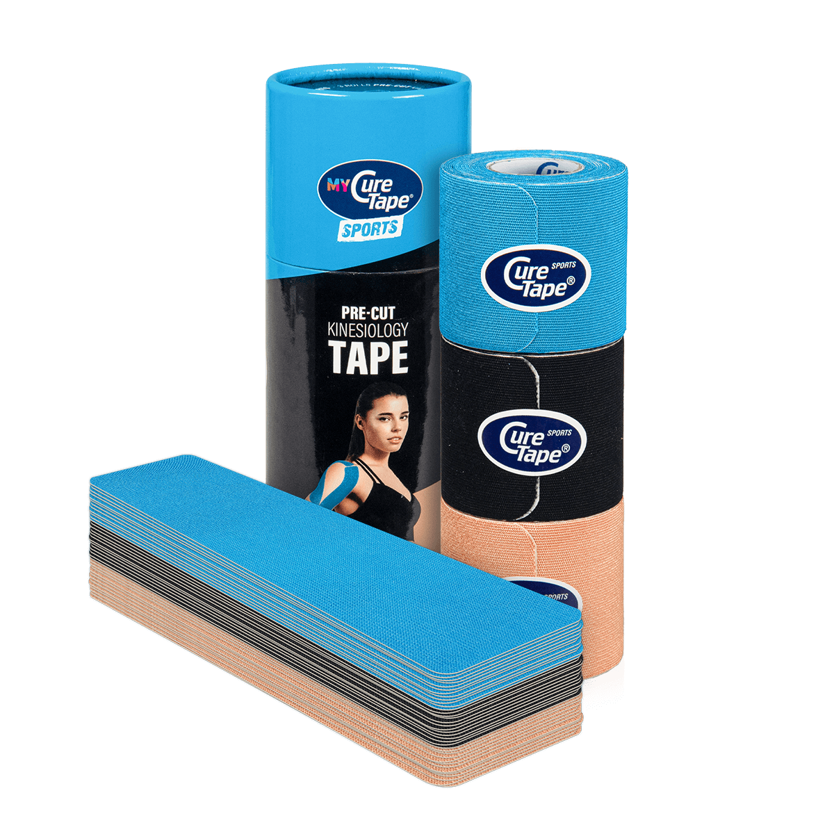 MyCureTape® Sports Precorte 25cm (36 uds.)