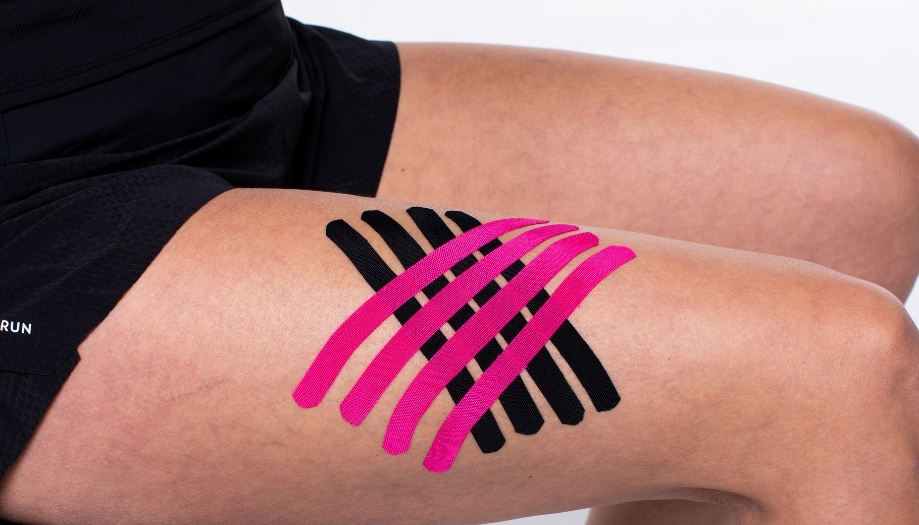 Litteken en blauwe plek tapen — CureTape kinesiologie tape instructies