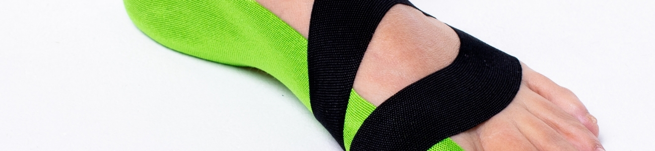 CureTape — overzicht van voet tape-instructies