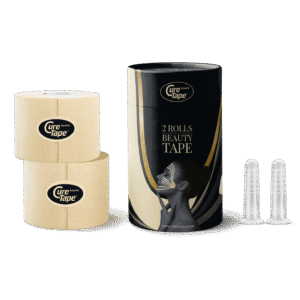 CureTape® Beauty Face Tape Tube: 2 rollen + Gezichtscups